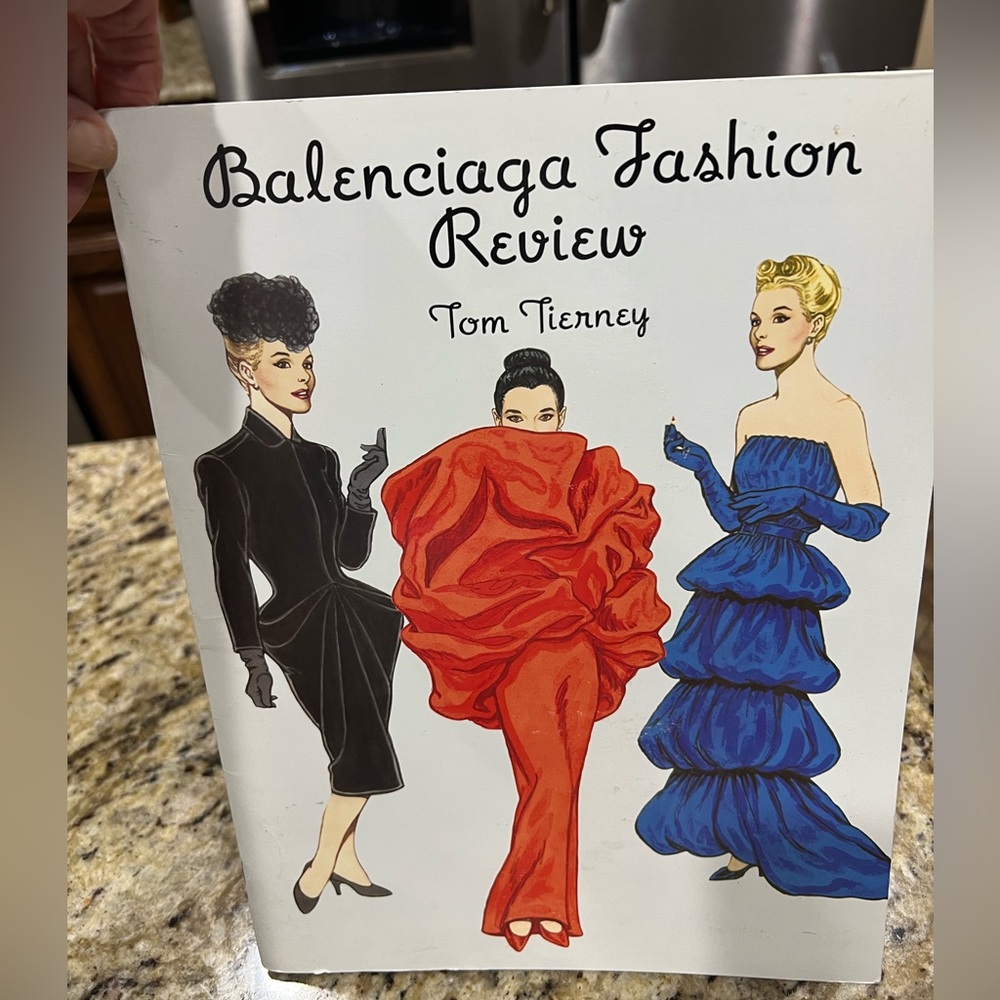 Balenciaga Fashion review, paper dolls. 
Tom Tirney